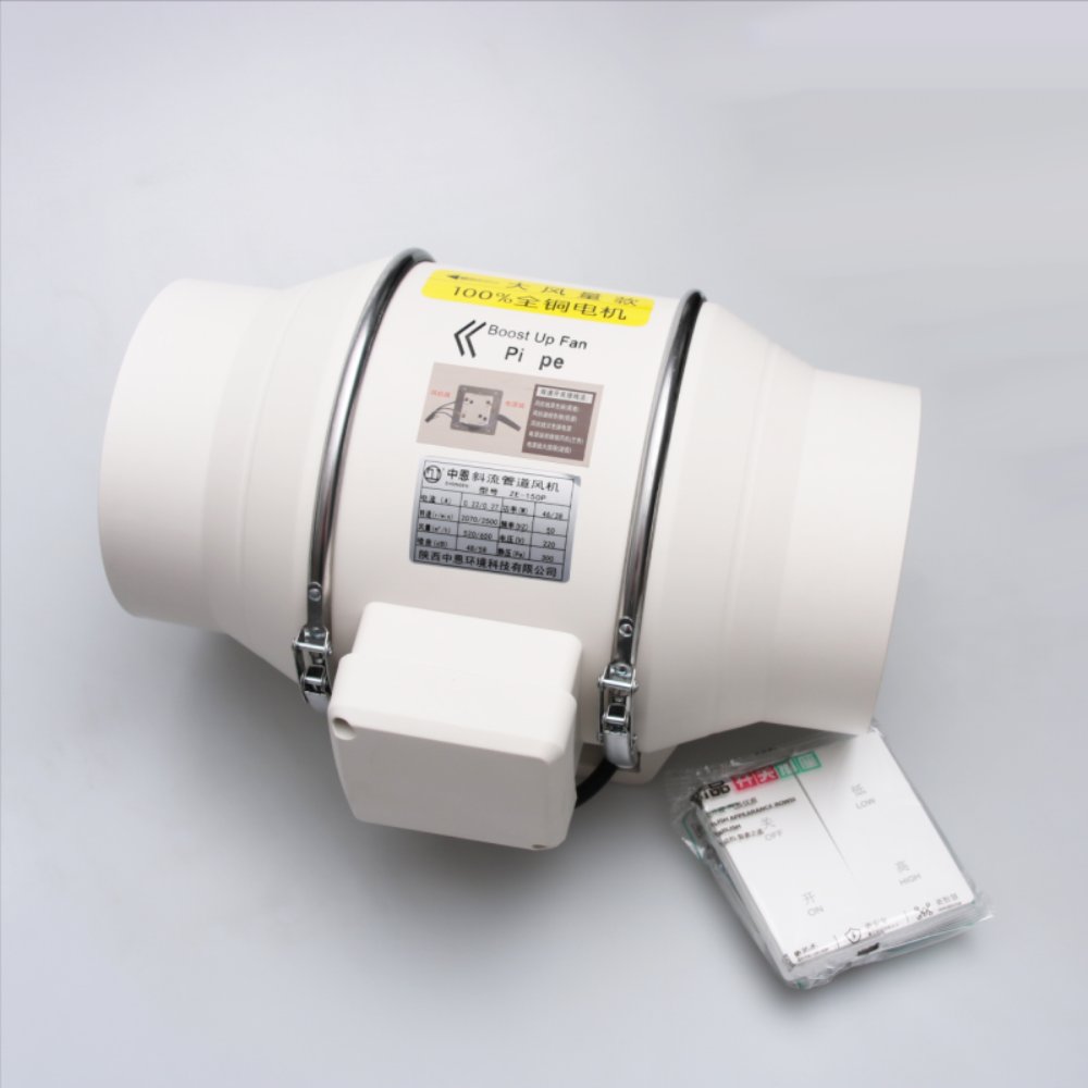 Inline Duct Fan Series ZE-150P