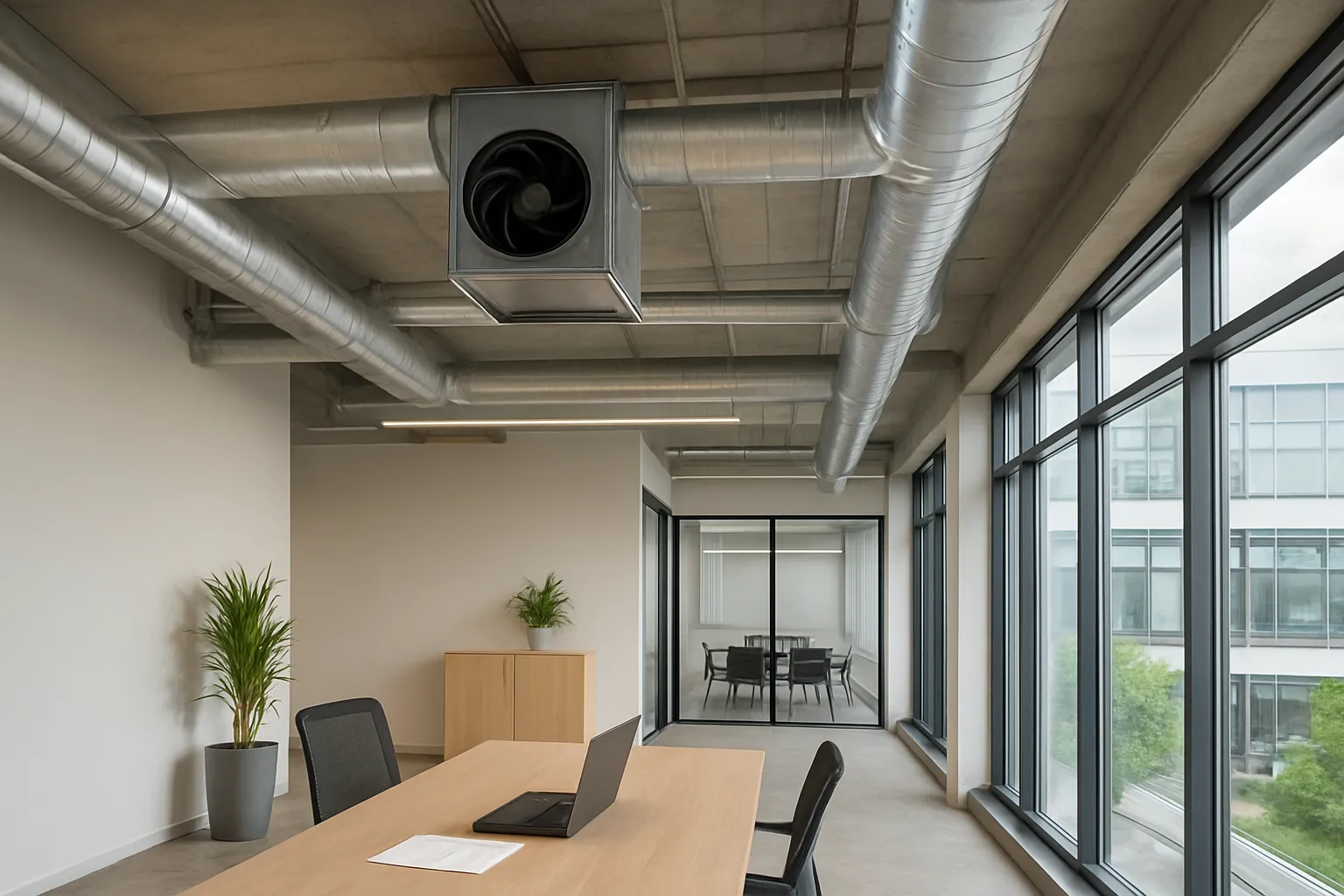 Enhancing Energy Efficiency in Commercial Spaces with Vortex Ducted Fans